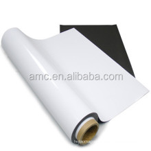 large printable white rubber magnet material flexible strip dry erase roll pvc rubber magnetic sheet